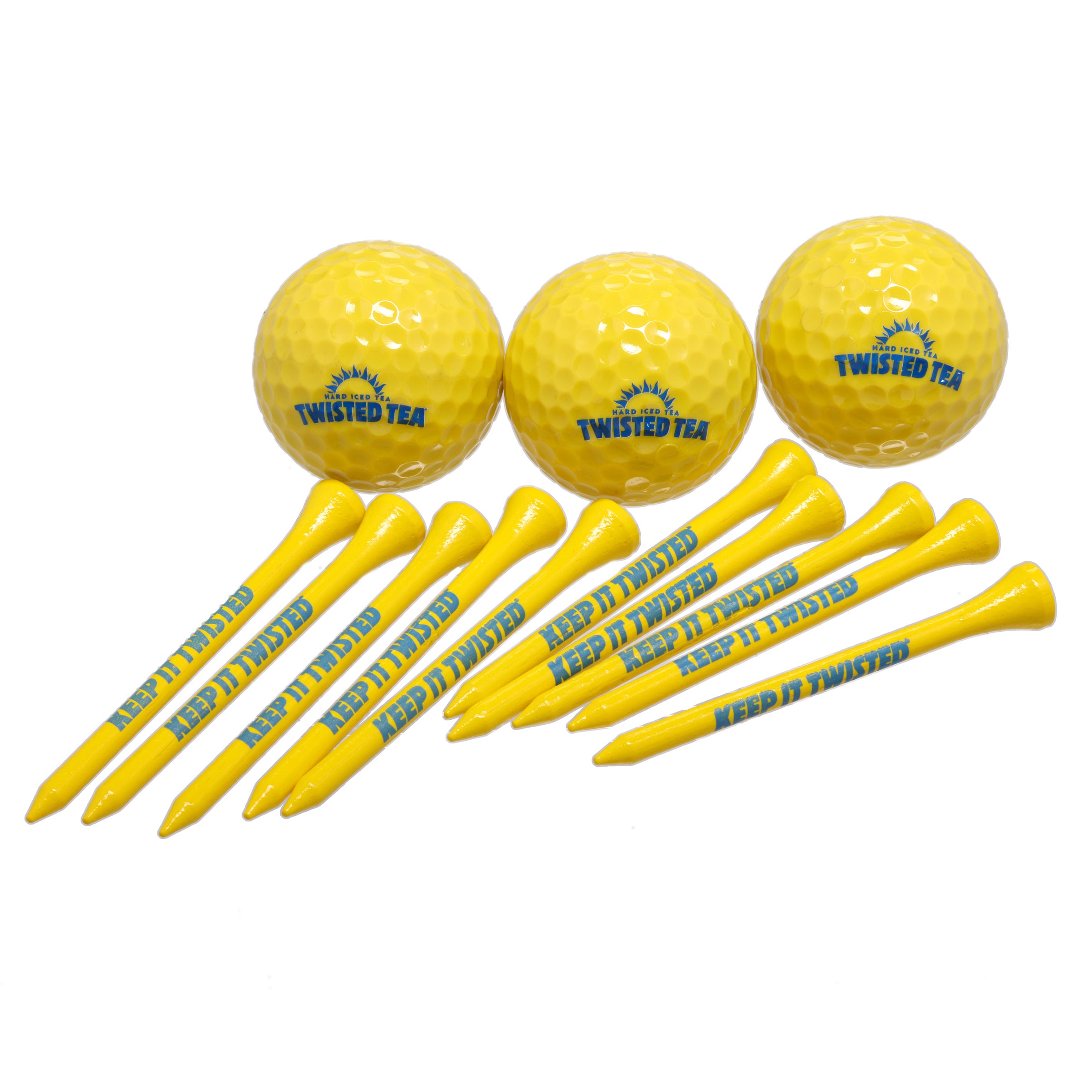 Golf Ball and Tee Clamshell Kit | Twisted Tea