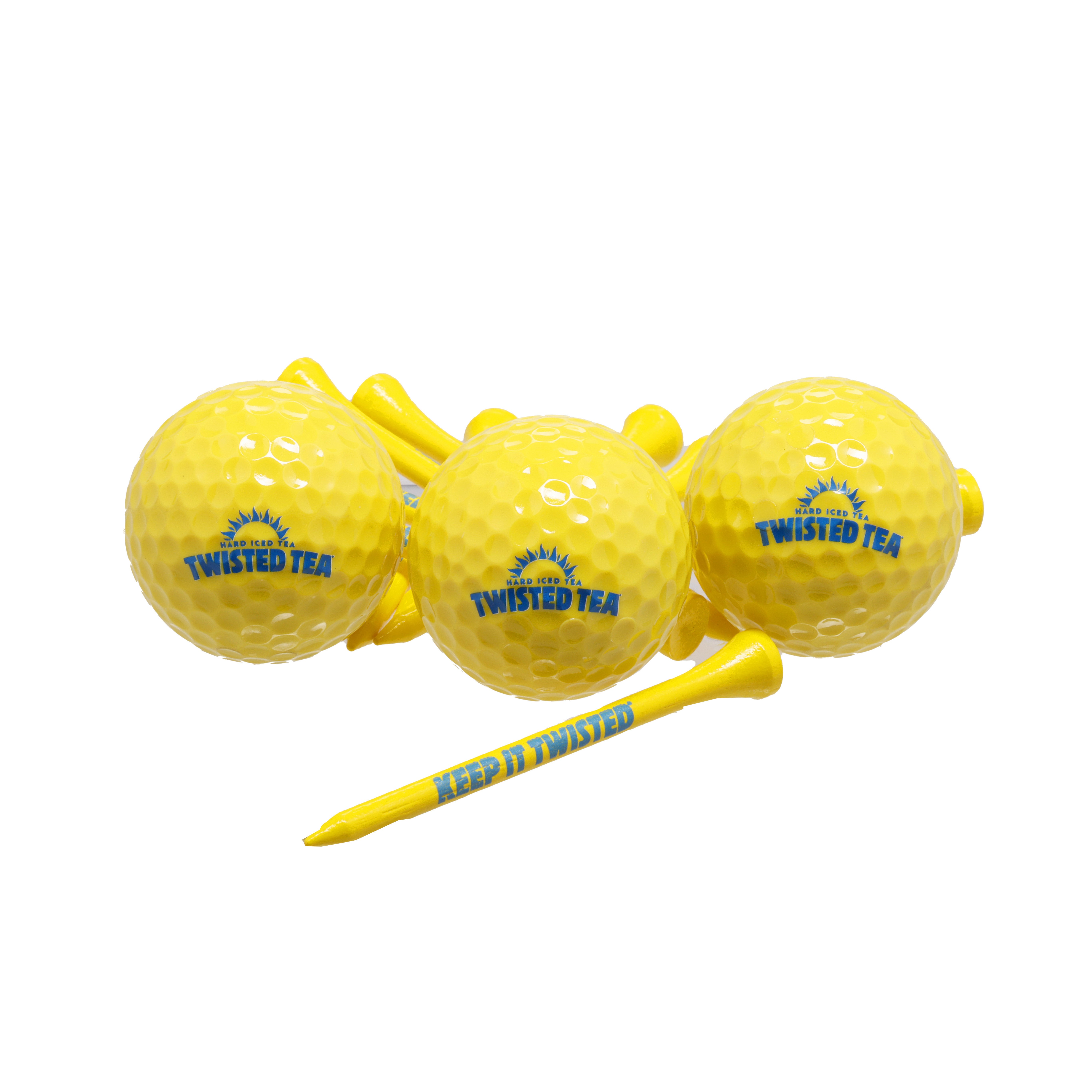 Golf Ball and Tee Clamshell Kit | Twisted Tea
