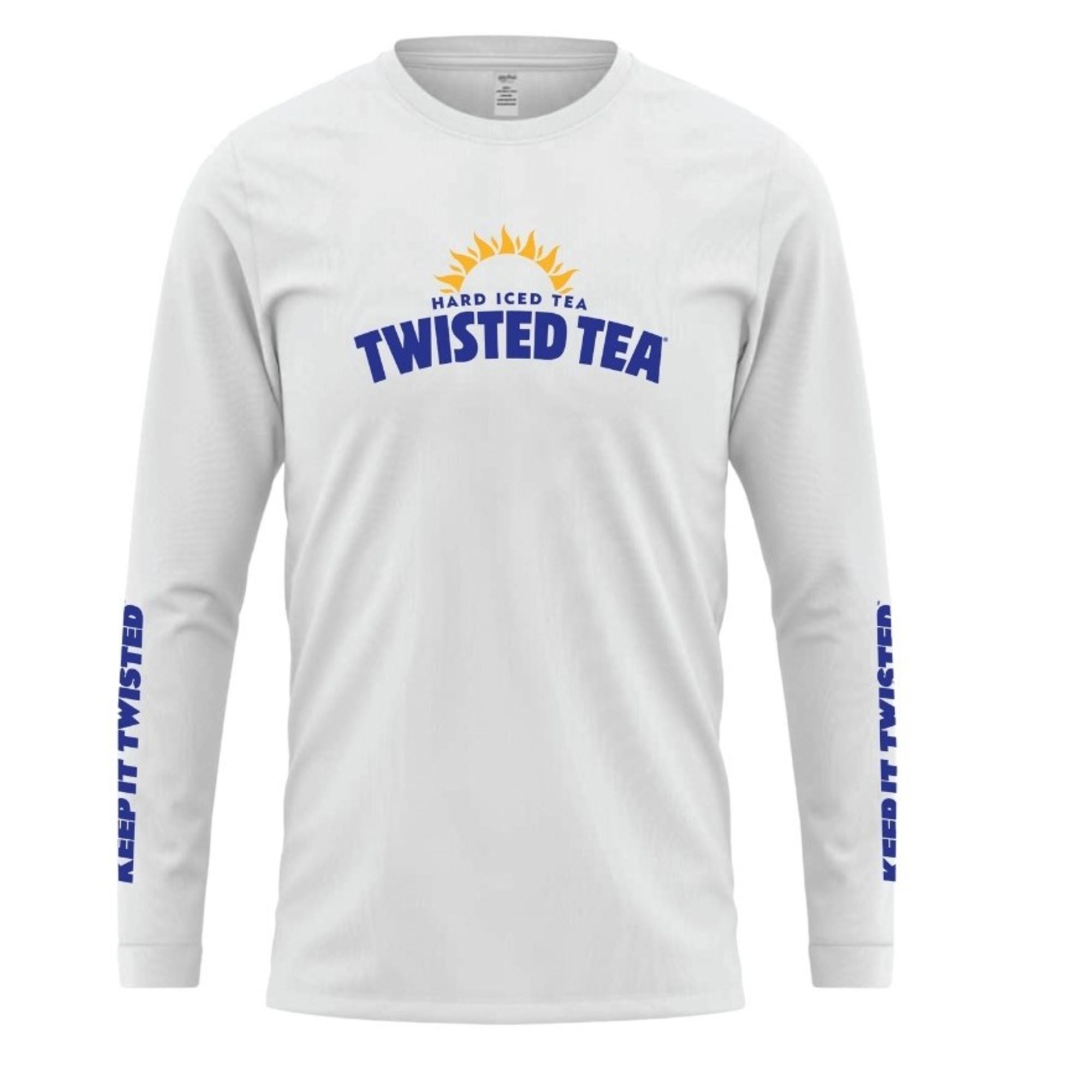 White Twisted Tea Long Sleeve T Shirt Twisted Tea